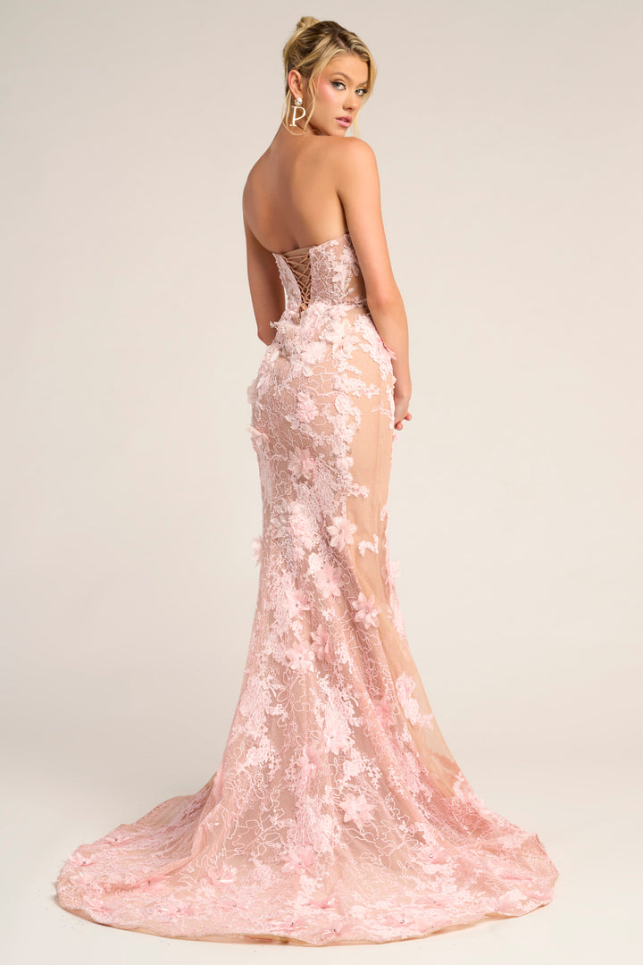 Portia & Scarlett PS26248 Floral Lace Sweetheart Prom Dress