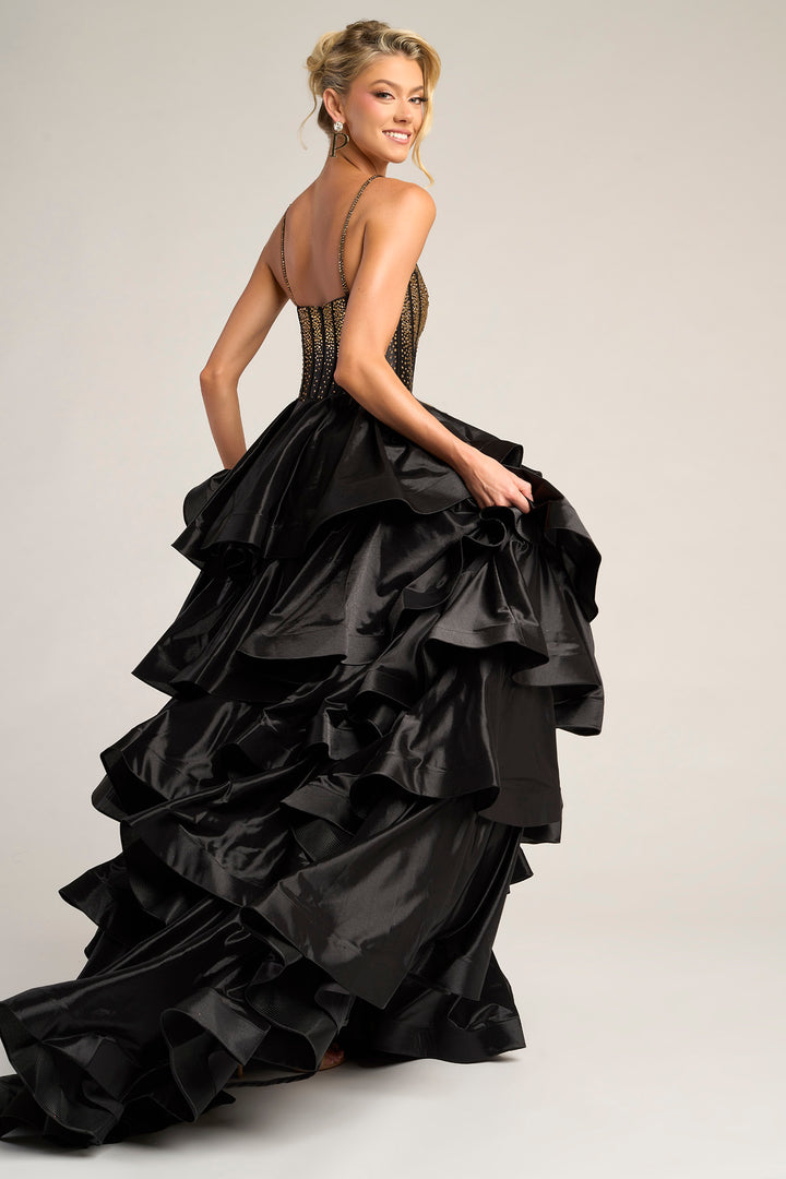 Portia & Scarlett PS26253 Evening Gown Beaded Corset Silhouette