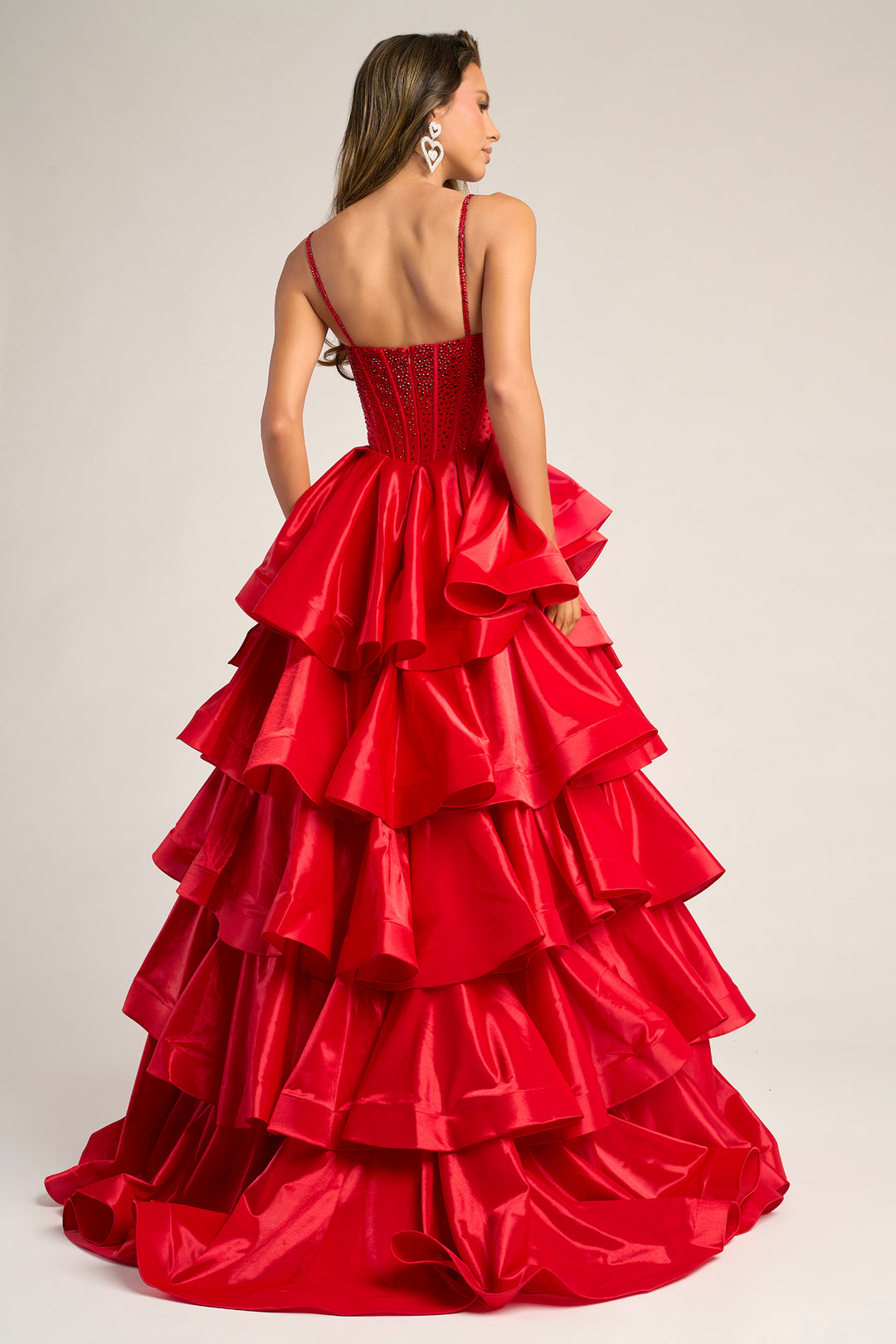 Portia & Scarlett PS26253 Evening Gown Beaded Corset Silhouette
