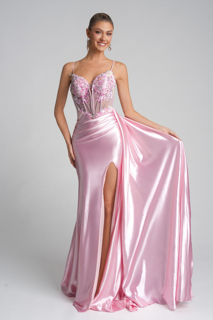 Portia & Scarlett PS26270 Evening Gown Sheath Floral Embellished