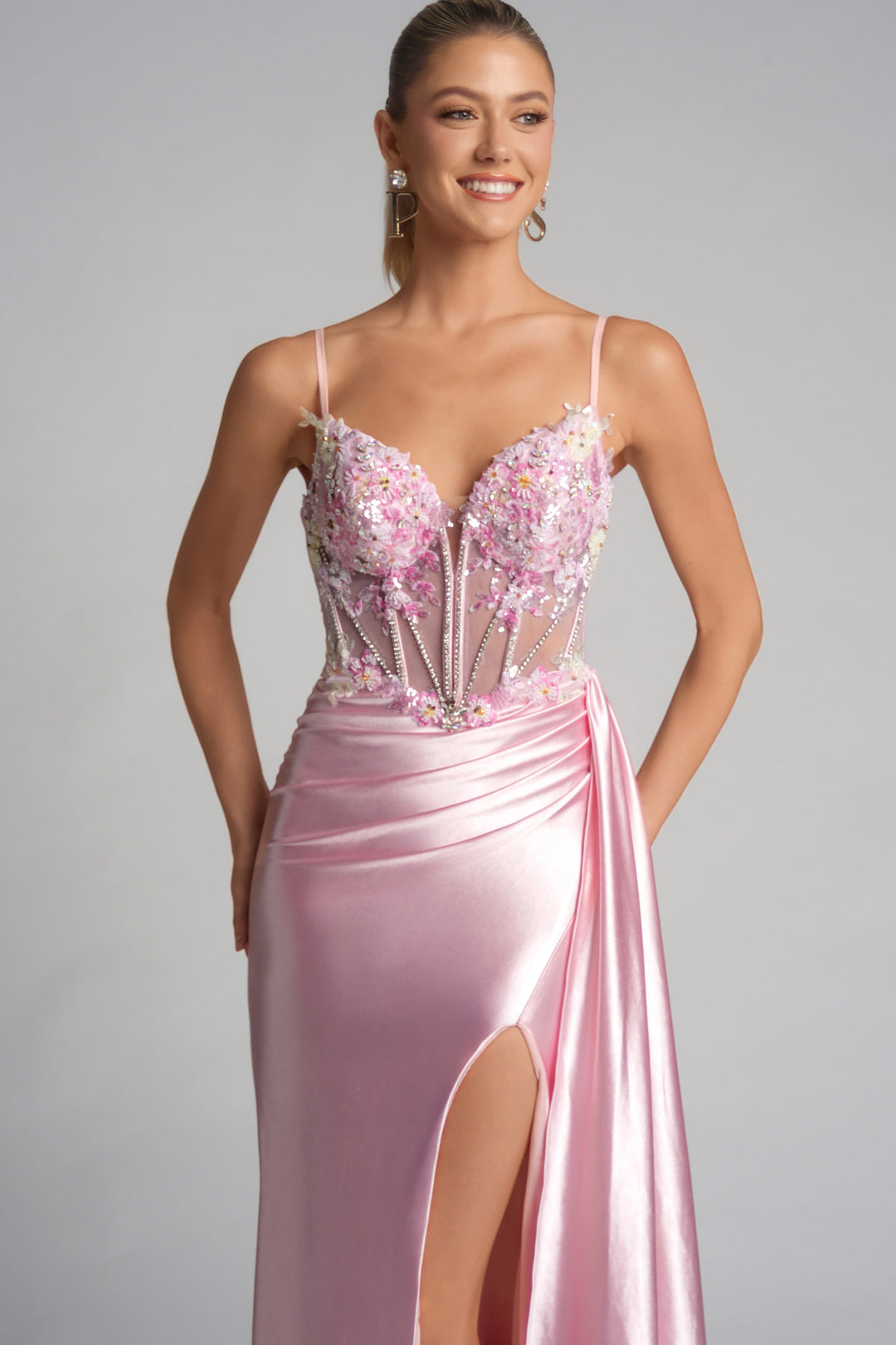 Portia & Scarlett PS26270 Evening Gown Sheath Floral Embellished