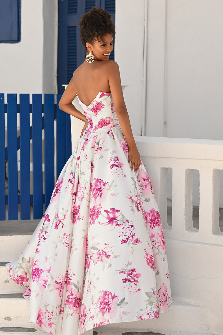 Portia & Scarlett PS26298 Floral Ballgown With Sweetheart Neckline
