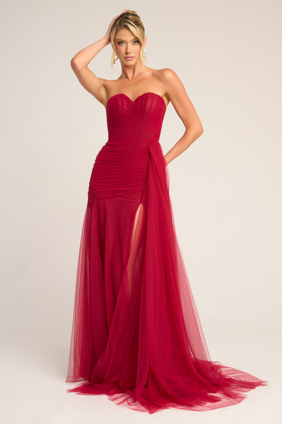 Portia & Scarlett PS26307E Ruched Sweetheart Prom Dress