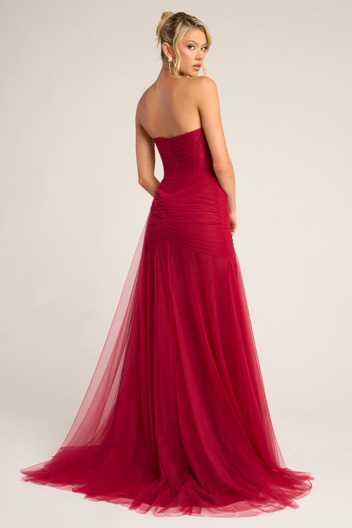 Portia & Scarlett PS26307E Ruched Sweetheart Prom Dress