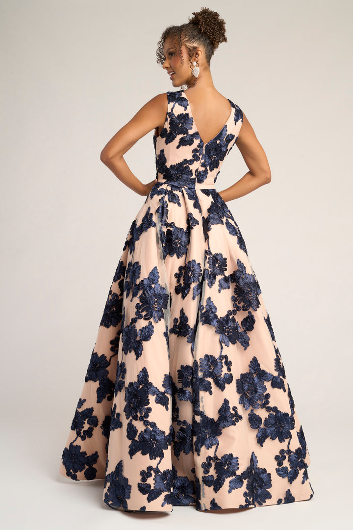 Portia & Scarlett PS26312E Floral Embroidered Evening Gown