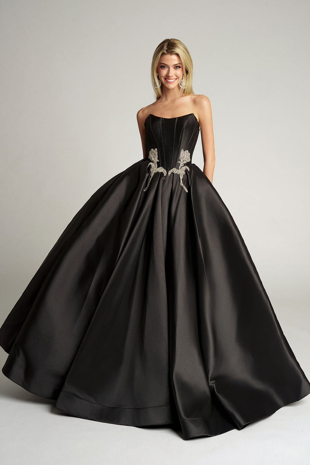 Portia & Scarlett PS26315E Evening Gown Rhinestone Accent Ballgown