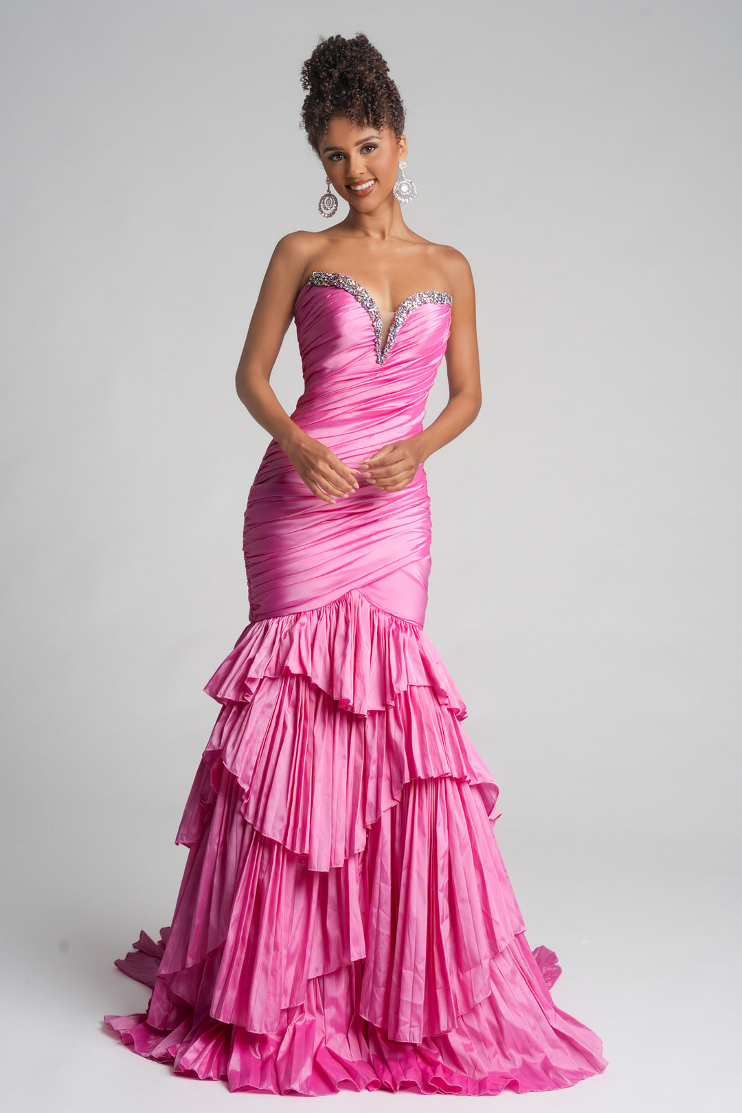 Portia & Scarlett PS26325E Evening Gown Ruched Sweetheart Neckline