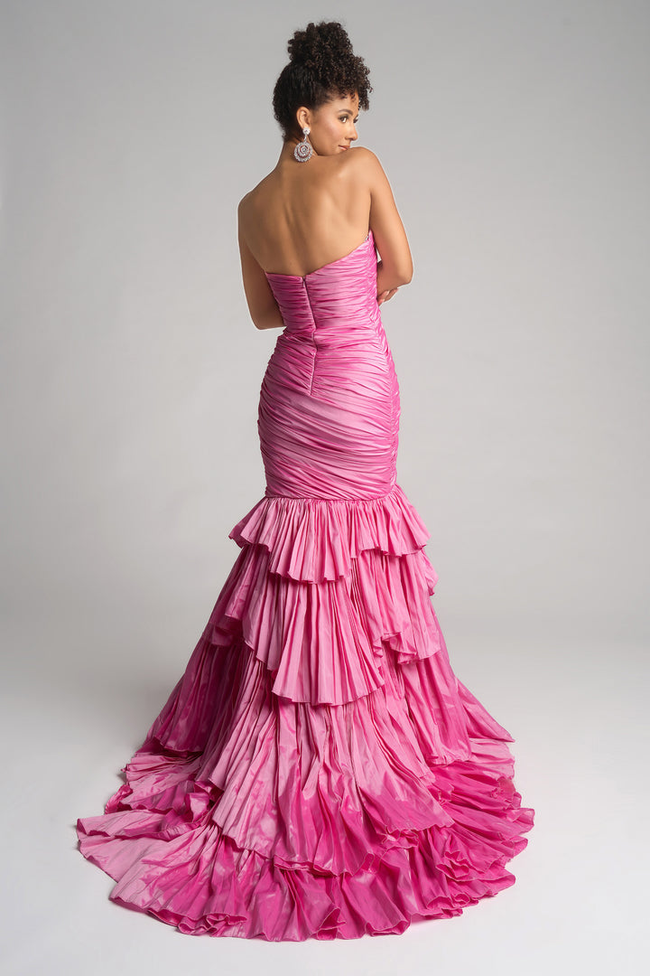 Portia & Scarlett PS26325E Evening Gown Ruched Sweetheart Neckline