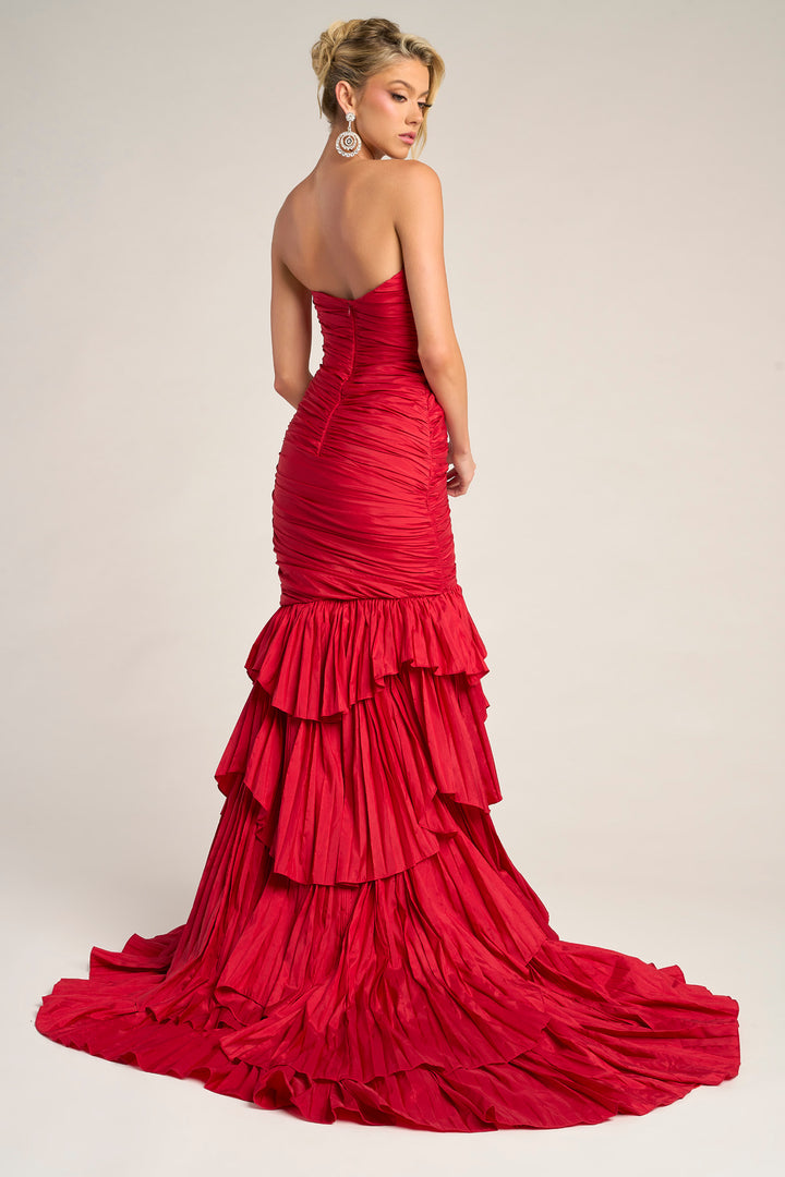 Portia & Scarlett PS26325E Evening Gown Ruched Sweetheart Neckline