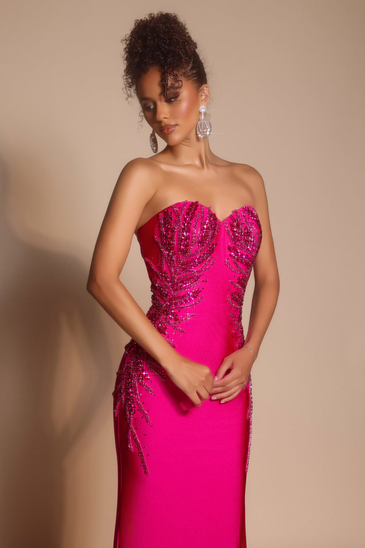 Portia & Scarlett PS26331E Strapless Rhinestone Prom Dress