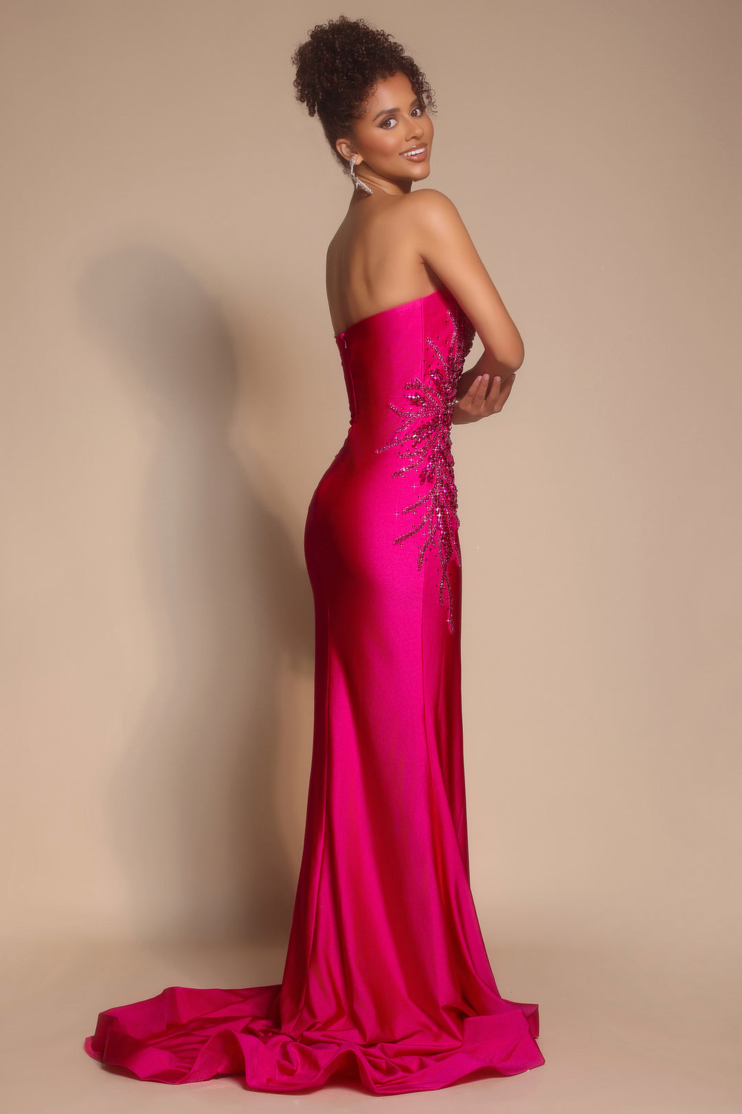 Portia & Scarlett PS26331E Strapless Rhinestone Prom Dress