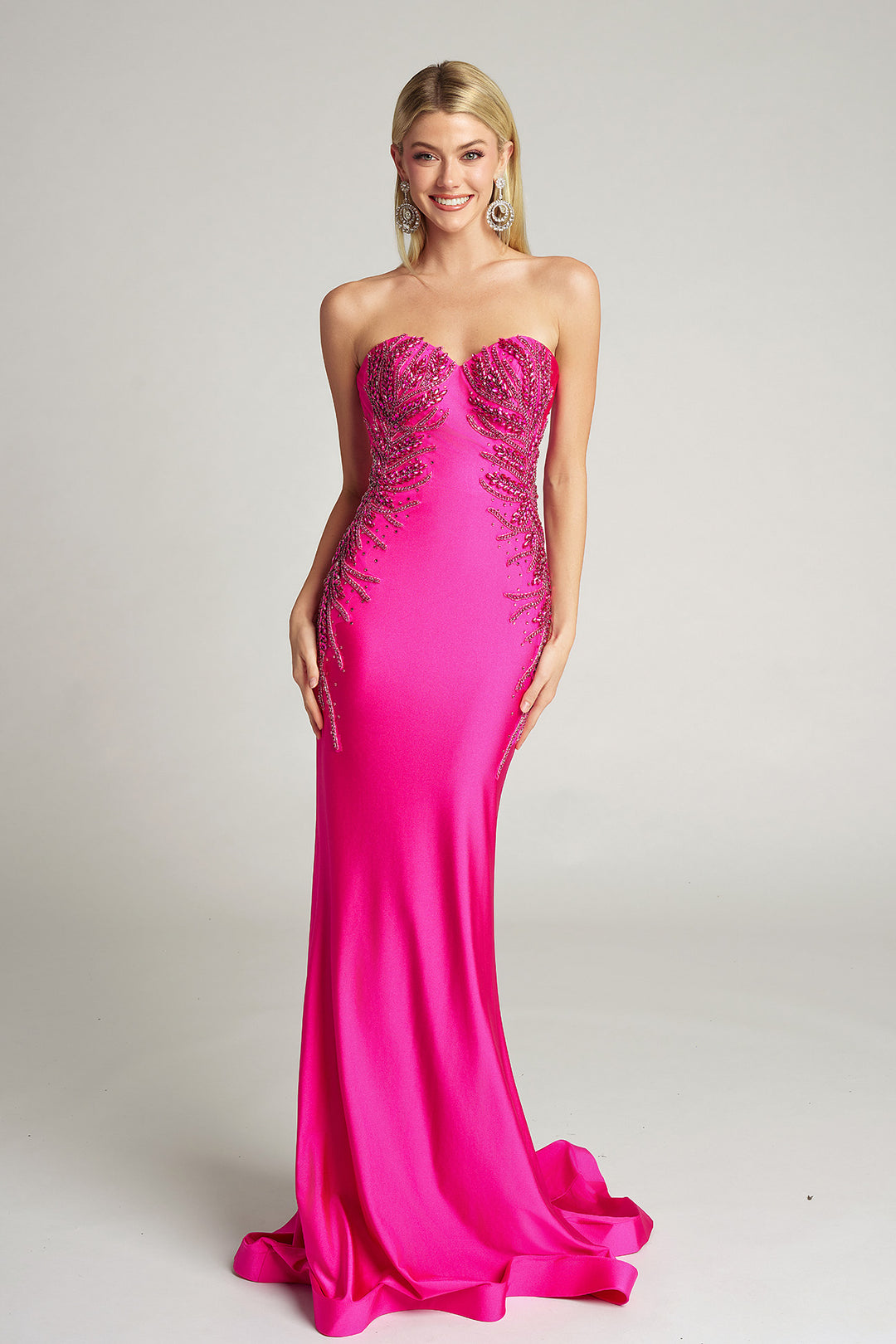 Portia & Scarlett PS26331E Strapless Rhinestone Prom Dress