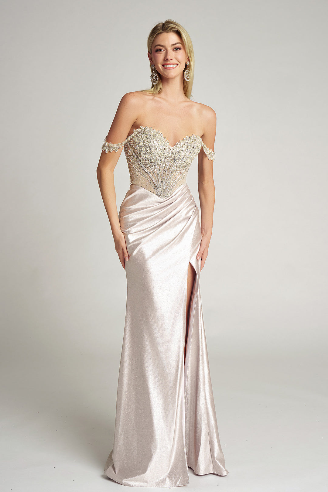 Portia & Scarlett PS26334E Off Shoulder Prom Dress