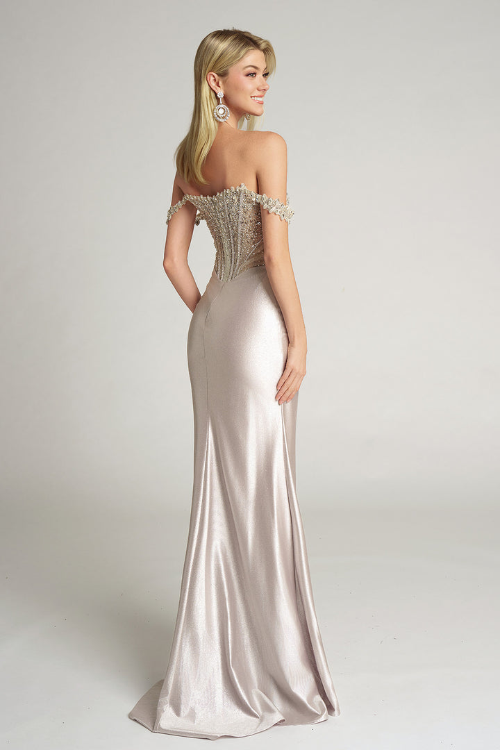 Portia & Scarlett PS26334E Off Shoulder Prom Dress