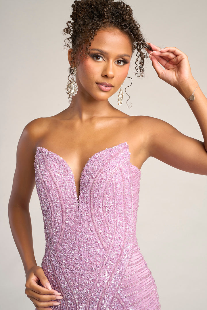 Portia & Scarlett PS26424C Sparkle Sheath Prom Dress