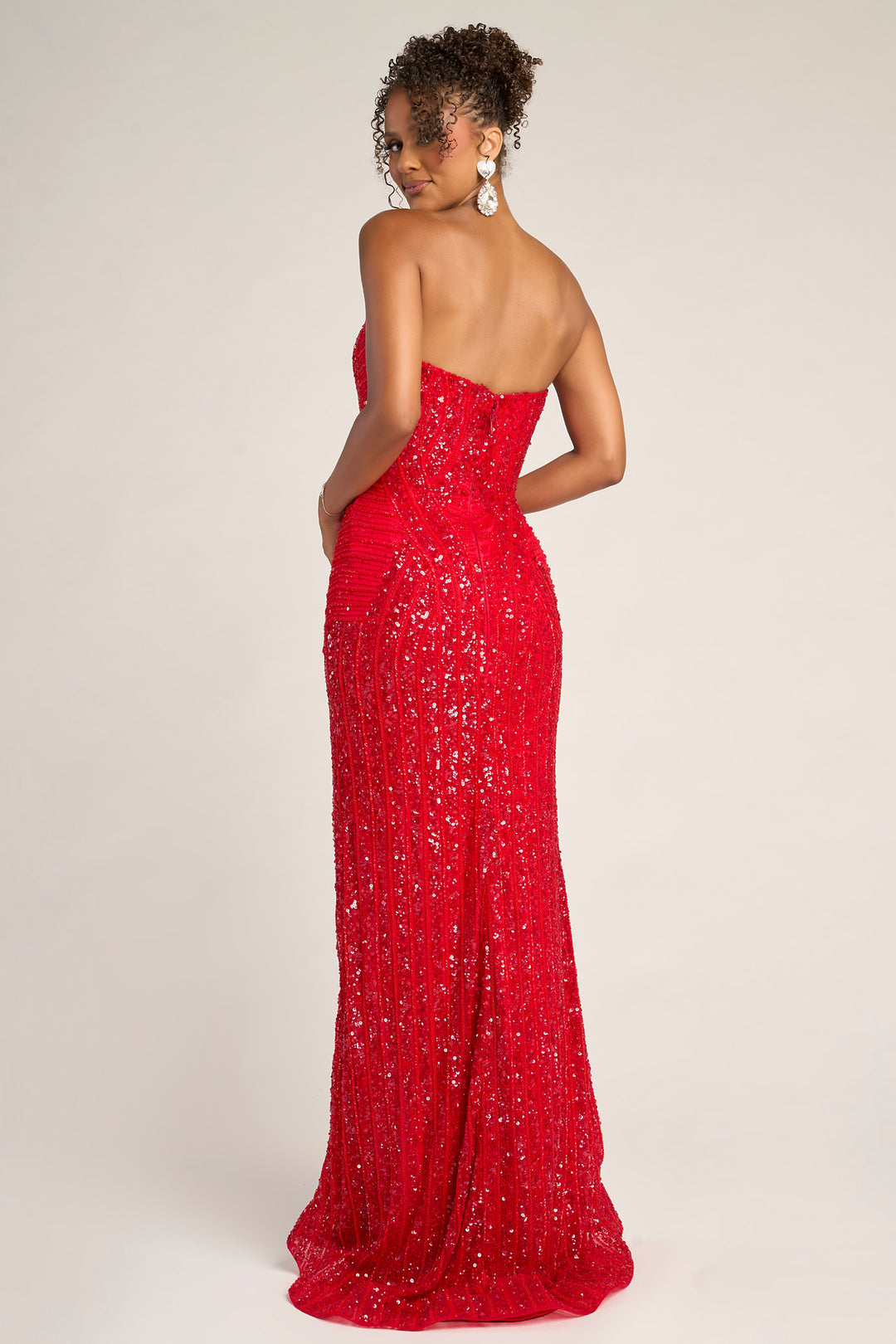Portia & Scarlett PS26424C Sparkle Sheath Prom Dress