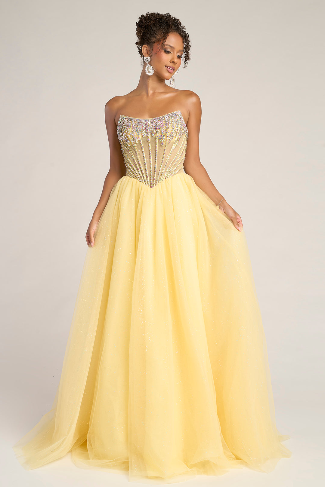 Portia & Scarlett XO047 Scoop Neckline Evening Gown
