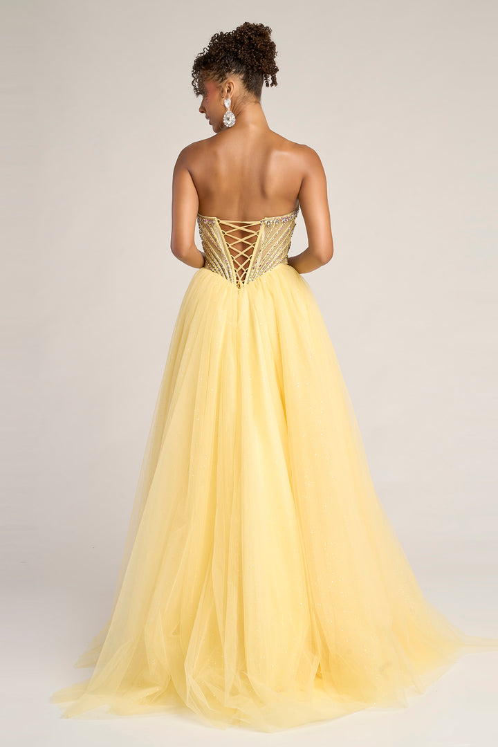 Portia & Scarlett XO047 Scoop Neckline Evening Gown