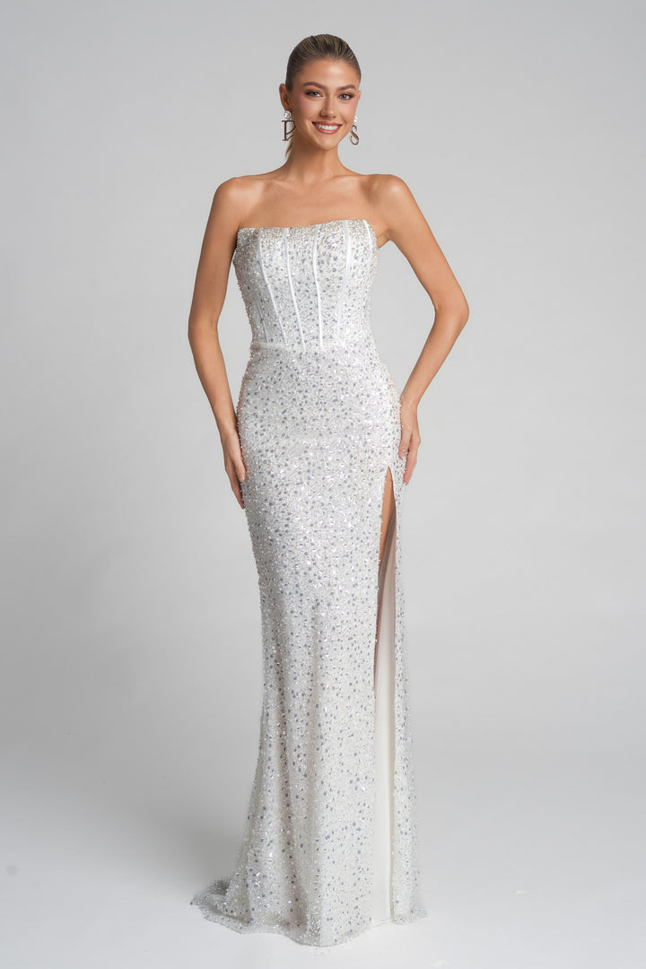 Portia & Scarlett XO054 Fitted Sheath Silhouette Evening Gown