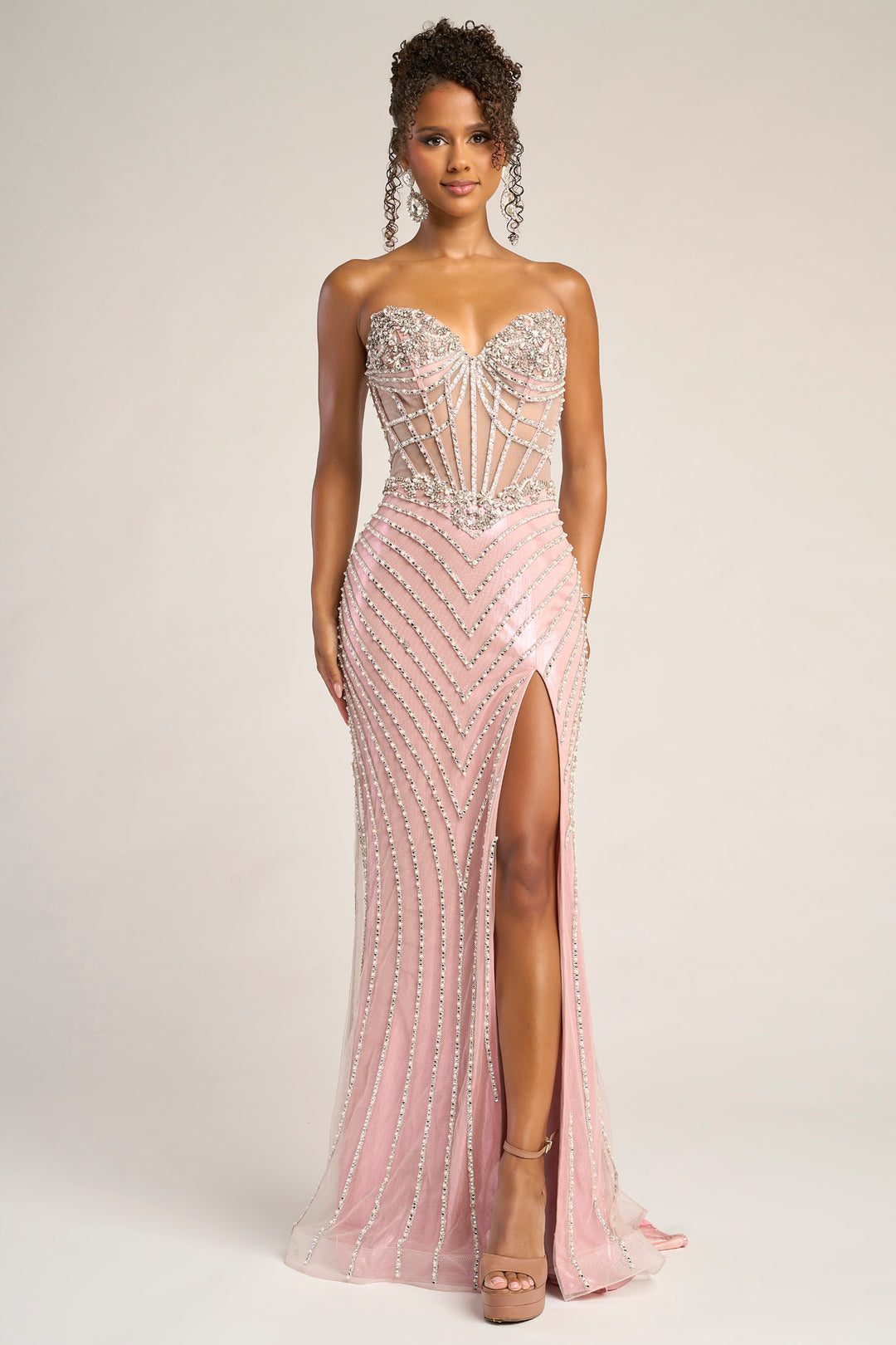 Portia & Scarlett XO057 Sweetheart Neck Sheath Evening Gown
