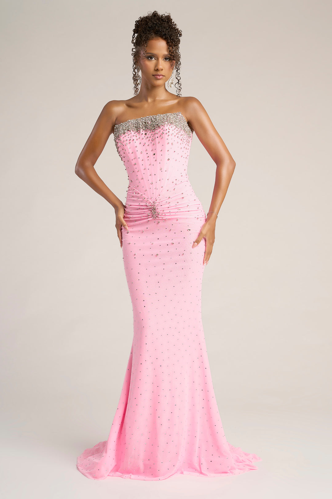 Portia & Scarlett XO059 Rhinestone Embellishments Prom Dress
