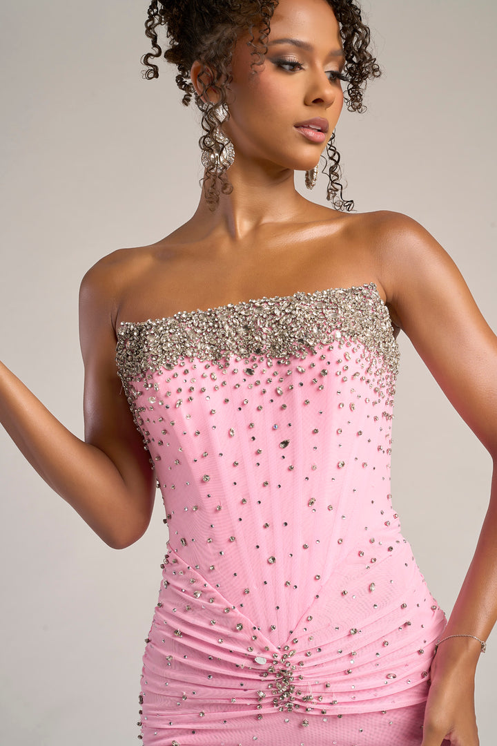 Portia & Scarlett XO059 Rhinestone Embellishments Prom Dress