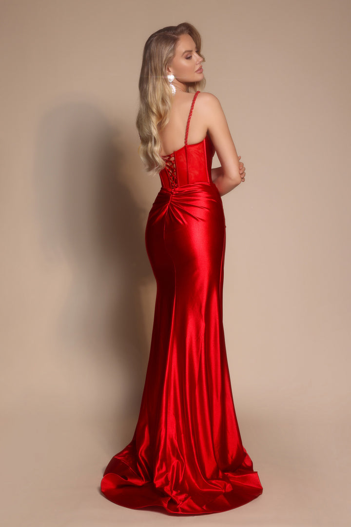 Portia & Scarlett XO088 Fitted Sheath Silhouette Evening Gown