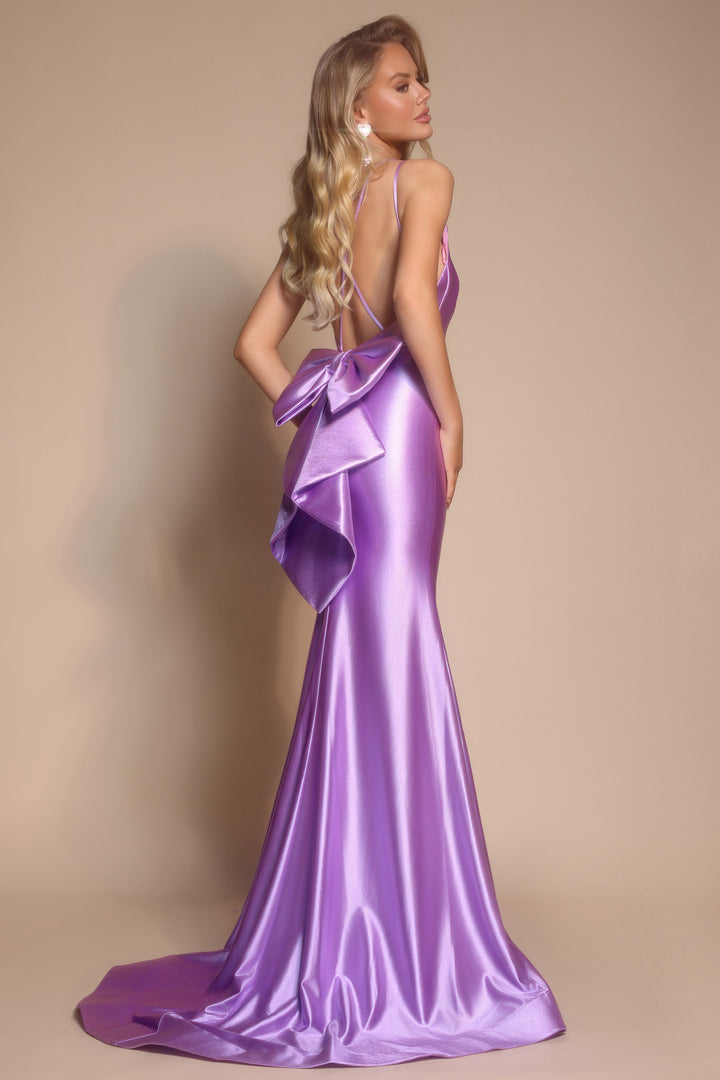 Portia & Scarlett XO095 Plunging V-Neck Evening Gown