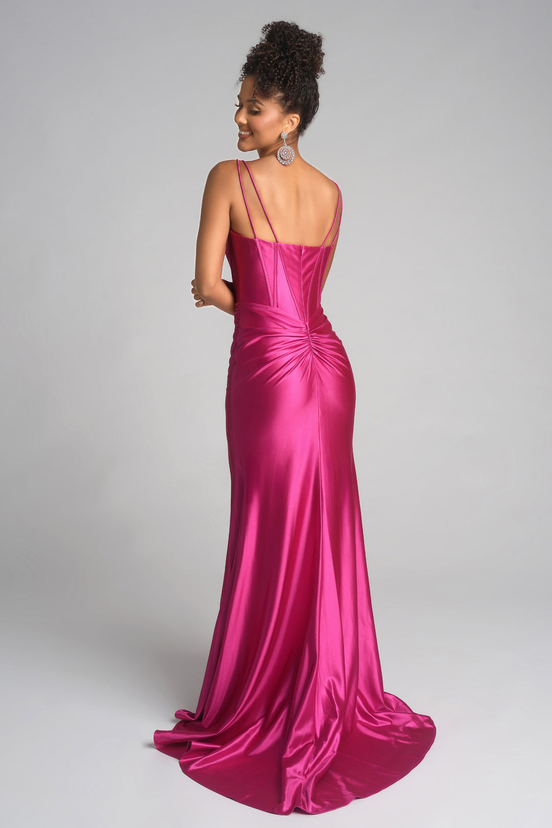 Portia & Scarlett XO105 Vibrant Satin Corset Prom Dress