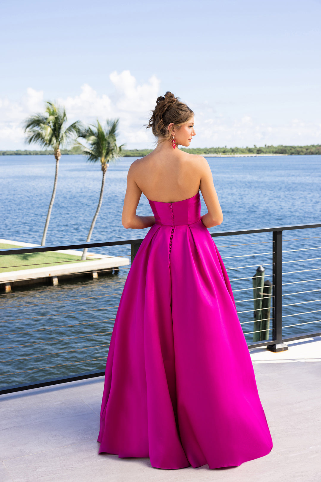 Portia & Scarlett XO110 Satin Sweetheart A-Line Evening Gown